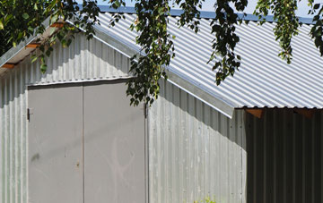repairing Romney Street metal garage roofing